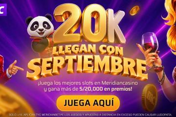 Meridian Casino repartirá más de S/20,000 en efectivo durante septiembre