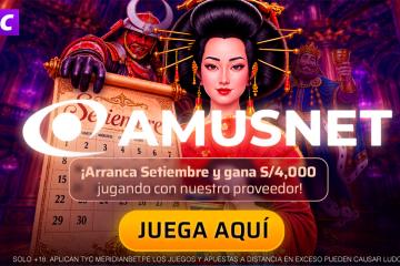 Arranque de Septiembre en Meridian Casino: S/4,000 en efectivo para los 20 mejores