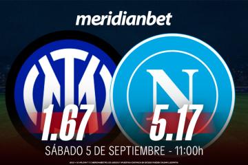 Inter vs Napoli: ¡Recomienda Meridianbet a un amigo y ganen juntos puntos de Misiones!