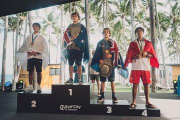 Selección peruana de tabla logró cuarto lugar en el Mundial Junior de El Salvador