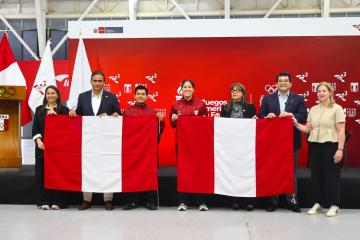 Alexandra Grande y David Bardalez serán nuestros abanderados en los JUegos Suramericanos Santa Fe 2026