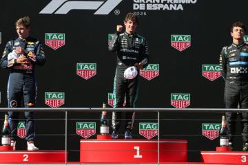 Antonelli se quedó con el Gran Premio de España