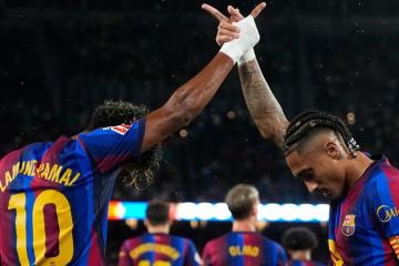 No tuvo piedad: Barcelona goleó por 7-2 a Racing