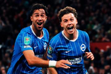 Duro golpe: Brighton eliminó al Manchester United de la Carabao Cup