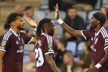 Aston Villa se quedó con el triunfo ante Coventry City para clasificar en la Carabao Cup
