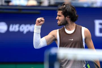 Carlos Alcaraz se metió a cuartos de final del US Open