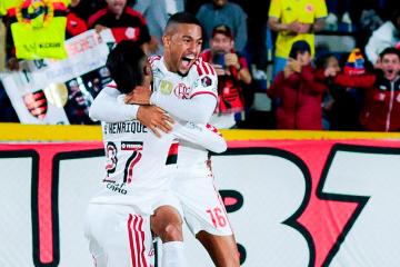 Flamengo se quedó con el choque de ida ante IDV por los cuartos de la Copa Libertadores