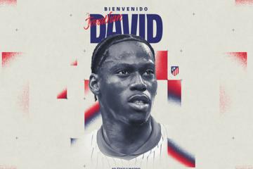 Atlético Madrid reforzó su ataque con Jonathan David