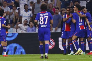 PSG venció 2-1 a Olympique Marsella y se quedó con el clásico francés