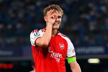 Arsenal se quedó con el triunfo por 1-0 ante Napoli en el inicio de la Champions League