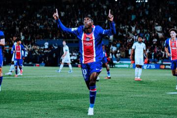 PSG goleó por 6-1 a Slovan Bratislava en la Champions League
