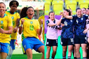 Brasil y Argentina golearon en segunda fecha del Mundial U20 Femenino