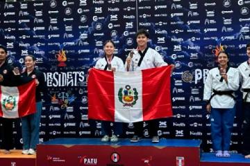 Taekwondo peruano conquista 10 medallas en poomsae de la President's Cup 2026