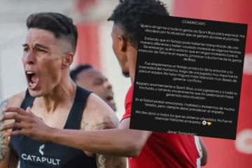 Sanguinetti se disculpó: "No tuve intención de burlarme de la gente de Boys"
