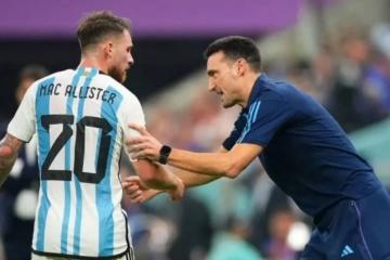 Mac Allister pidió la continuidad de Scaloni en Argentina