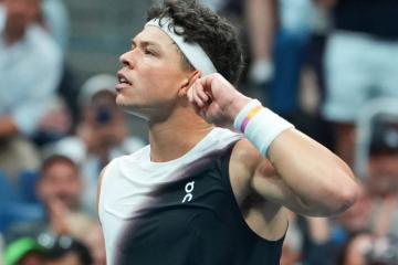 Ben Shelton eliminó a Hurkacz y se instaló en tercera ronda del US Open