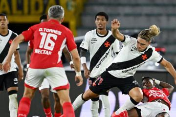Santa Fe y Vasco da Gama no se sacaron diferencias en la Copa Sudamericana