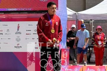 ¡Otro oro para el Perú! Jesús Poma festejó en Frontball individual