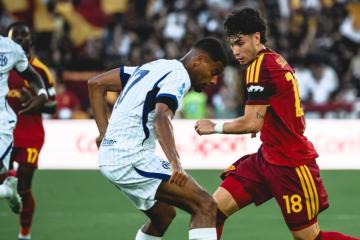 Inter de Milán empató 2-2 ante Roma y ambos se mantienen en la cima de la Serie A