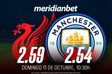 Liverpool vs Manchester City: ¡Gana un Volkswagen Nivus 0 km con Meridianbet y Kashio!