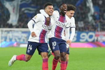 ¡Remontada parisina! PSG sufrió, reaccionó y terminó celebrando ante Estrasburgo