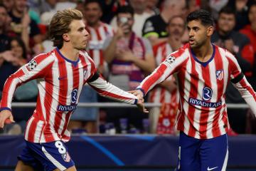 Atlético Madrid hizo respetar la casa ante Manchester United en la Champions League