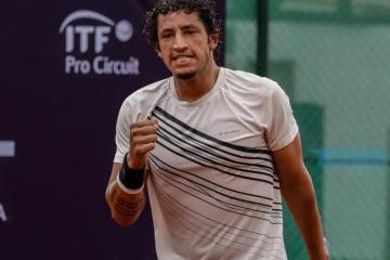 Arklon Huertas del Pino quedó a una victoria del cuadro principal del Challenger de Santa Cruz