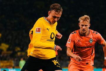 Werder Bremen rescató empate al final ante Borussia Dortmund