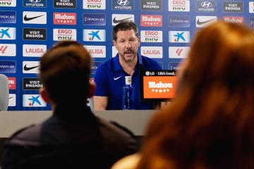 Simeone: “Para llegar a donde queremos no nos alcanza ese cien, necesitamos más”