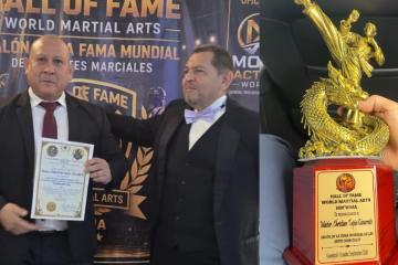 Histórico reconocimiento: Christian Tapia ingresó al Salón de la Fama Mundial de las Artes Marciales