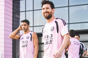 Messi volvió a los trabajos con Inter Miami