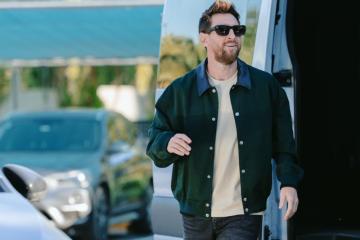 Messi se unió a su última concentración de Argentina