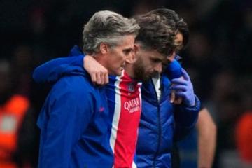 ¡Dura baja! PSG confirmó lesión de Kvaratskhelia