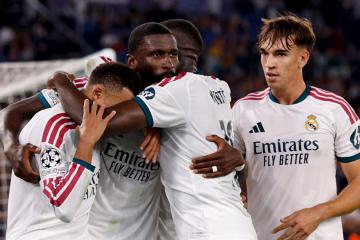 ¡Remontada agónica! Real Madrid venció 4-3 a Roma sobre el final por la Champions League