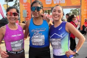 ¡Orgullo peruano! Aydee Loayza y Nicolasa Condori ganaron en el Maratón de Viña del Mar