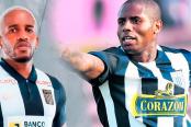 Jefferson Farfán y Roberto Guizasola, futbolistas identificados con Alianza Lima.