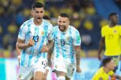 Colombia empató 2-2 ante Argentina por las eliminatorias Qatar 2022