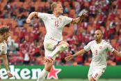 Dinamarca vapuleó por 4-0 a Gales y está en cuartos de final de la Eurocopa 2020