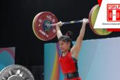 Peruana Shoely Mego logró medalla de plata en levantamiento de pesas