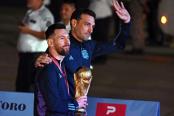 Scaloni: "Esperemos que no haya sido el último Mundial de Messi"