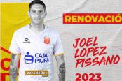 Joel López renovó con Atlético Grau