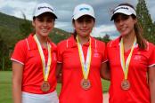 Selección femenina de golf consiguió medalla de bronce en Bolivia