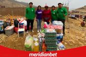  Responsabilidad social: Meridianbet llevó ayuda a la Olla Común - Las Flores en el sector Jicamarca
