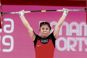 ¡Arriba Perú! Shoely Mego es la número 1 del mundo en su categoría en levantamiento de pesas