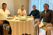 Continúa la gira europea: Reynoso se reunió con Callens en Girona