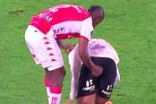 ¿Y el VAR? Jugador de Santa Fe no fue expulsado por esta acción