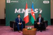 Presidente del IPD participó de importante conferencia mundial en Azerbaiyán