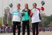 Gladys Tejeda se quedó con el bronce en la maratón femenina