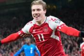 Dinamarca venció por 2-1 a San Marino que anotó después de un año 