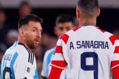 Sanabria se defendió y dijo que no escupió a Messi
